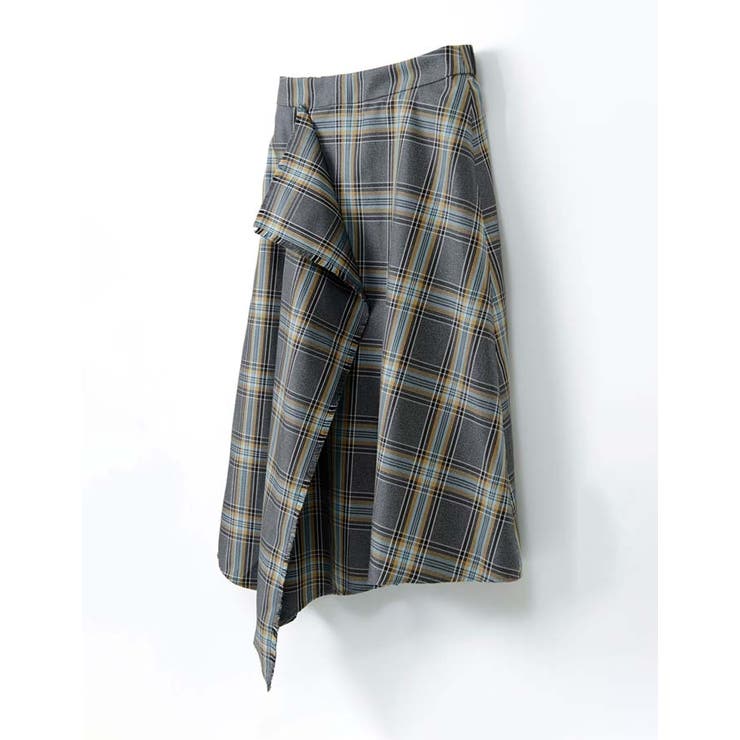 フリンジチェックスカート | BACKYARD FAMILY | 詳細画像7 
