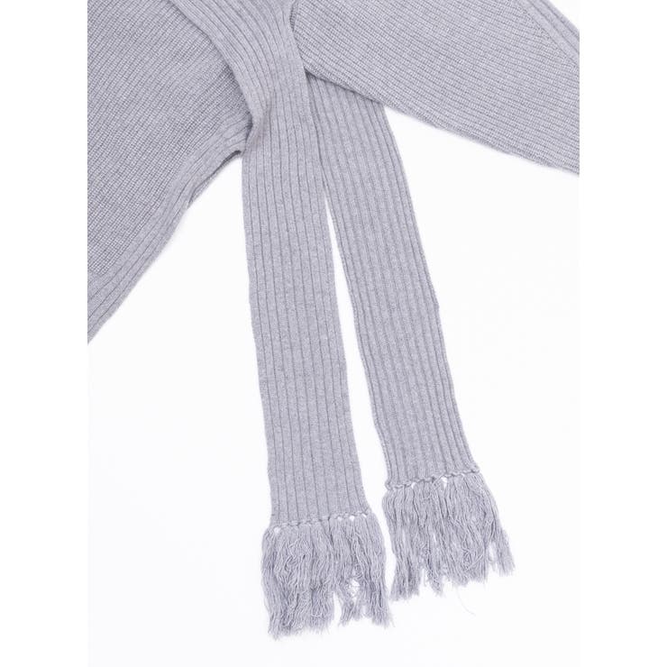 フリンジマフラーニット | BACKYARD FAMILY | 詳細画像11 