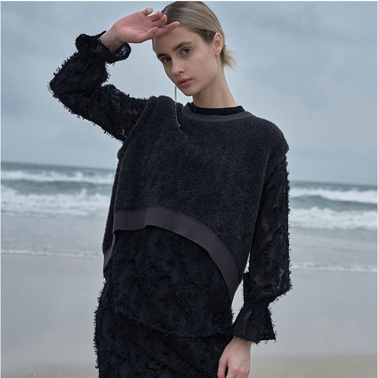 ラメフェザーベスト | BACKYARD FAMILY | 詳細画像11 