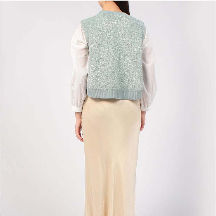 ラメフェザーベスト | BACKYARD FAMILY | 詳細画像4 