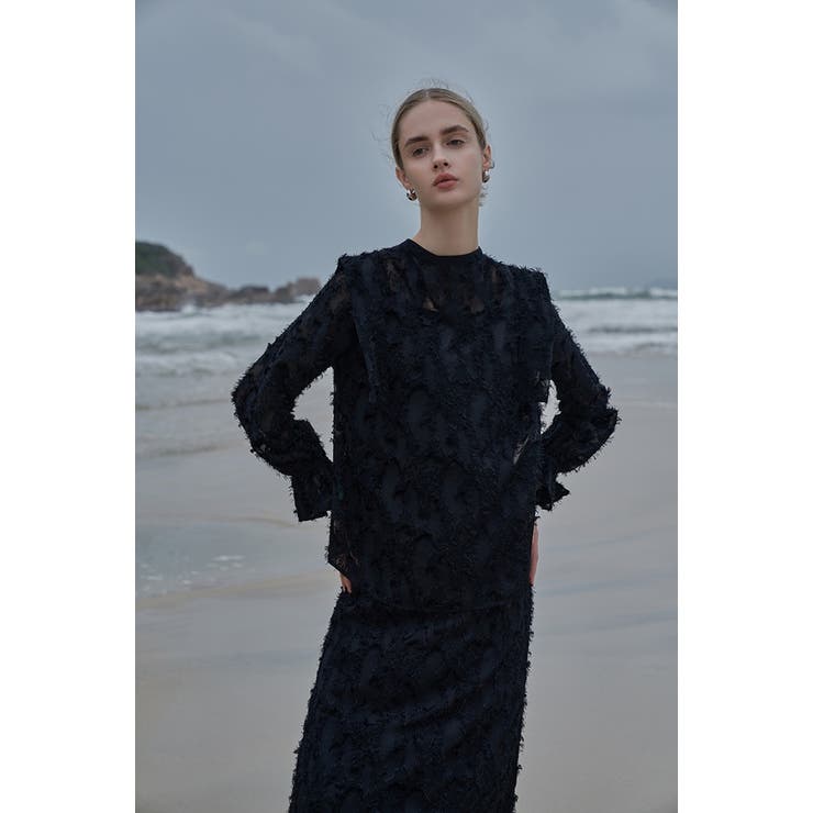 カットジャガードブラウス | BACKYARD FAMILY | 詳細画像11 