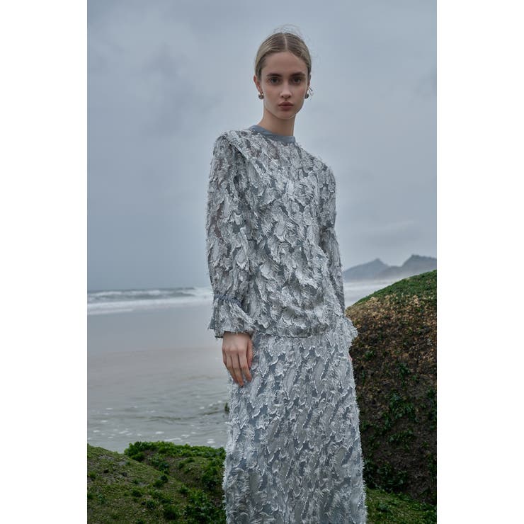 カットジャガードブラウス | BACKYARD FAMILY | 詳細画像9 