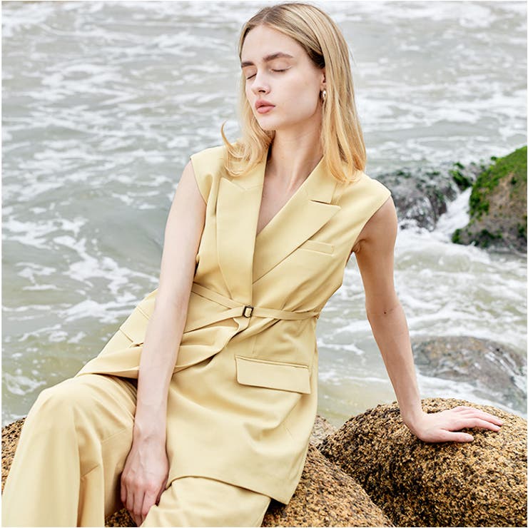 スリーブレスジャケット[品番：BCYW0030920]｜BACKYARD FAMILY（バック