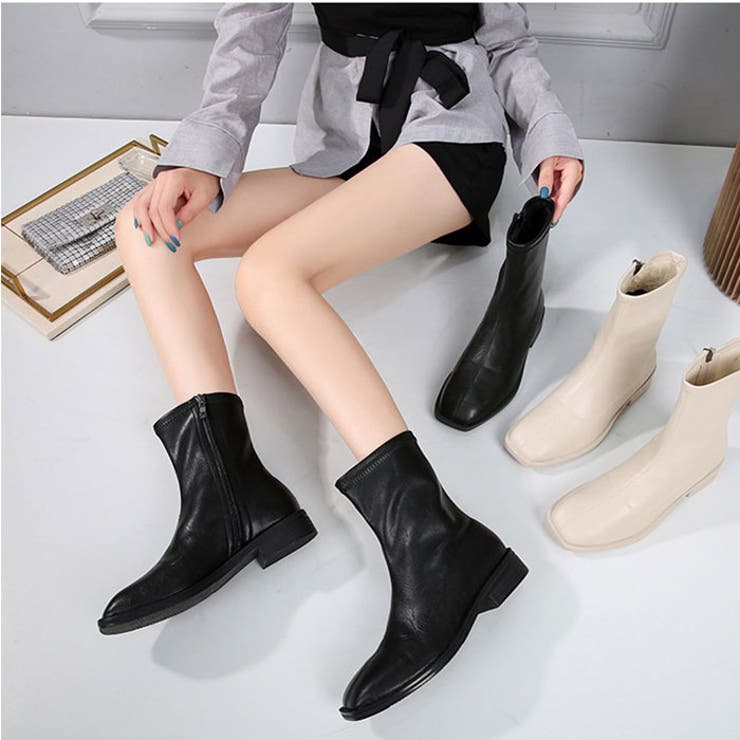 レディース ショートブーツ 太ヒール | BACKYARD FAMILY | 詳細画像3 