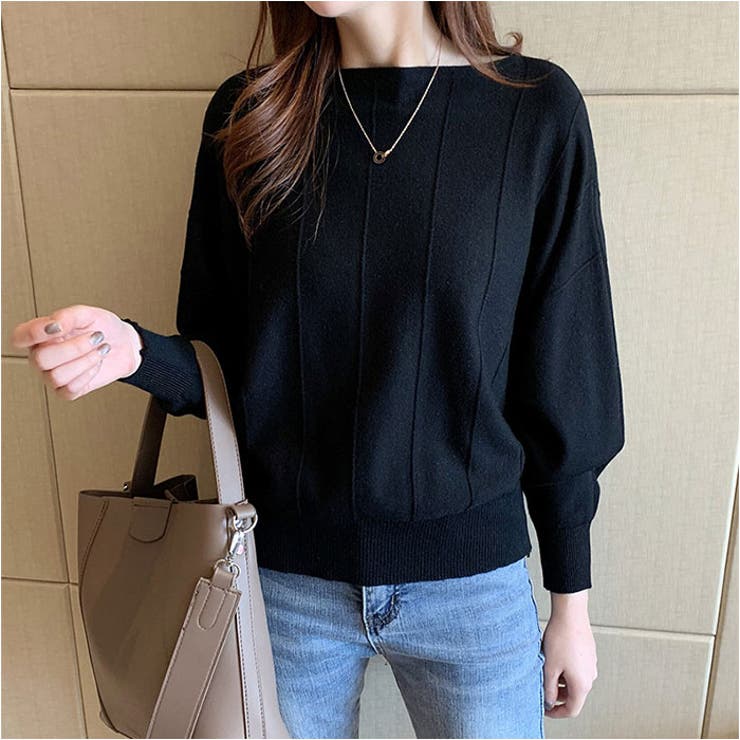 ニットトップス きれいめ 体型カバー | BACKYARD FAMILY | 詳細画像7 