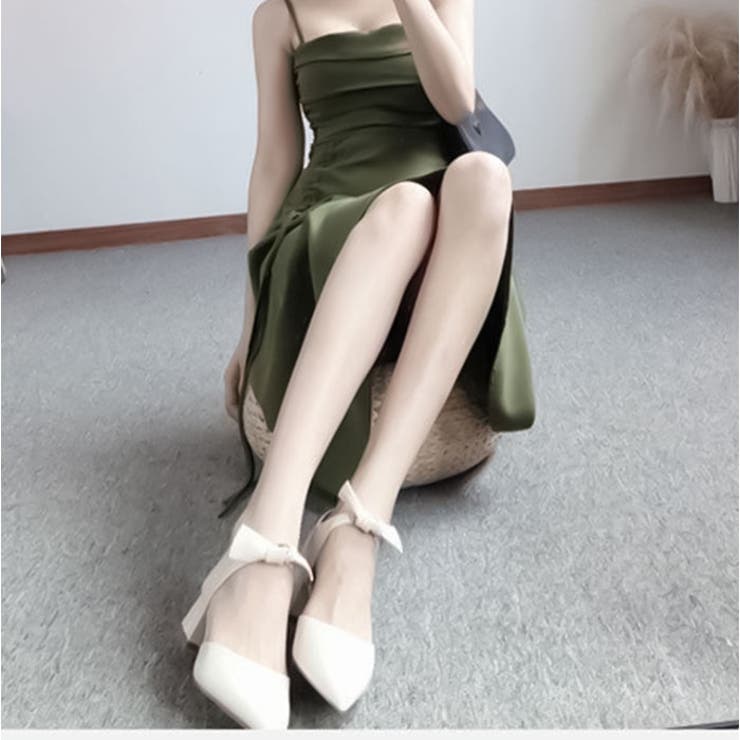 パーティシューズ 痛くない リボン パンプスヒール | BACKYARD FAMILY | 詳細画像4 