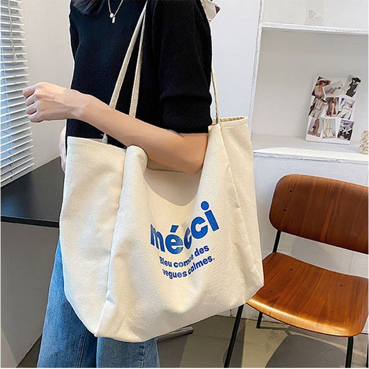 ロゴキャンバス トートバッグ カラーバッグ[品番：BCYW0032210