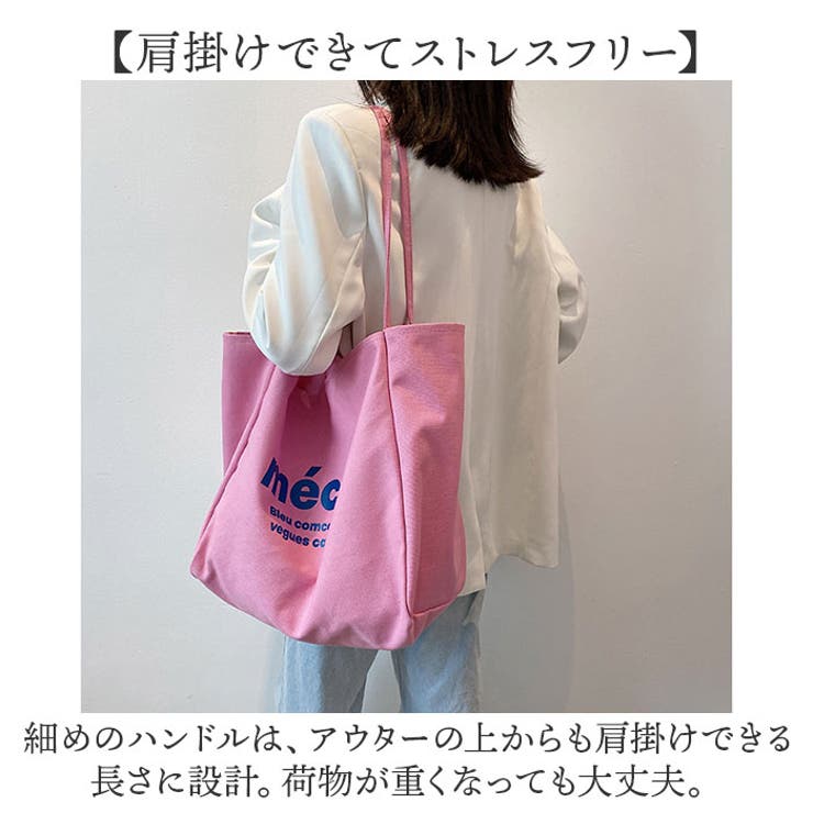 ロゴキャンバス トートバッグ カラーバッグ[品番：BCYW0032210