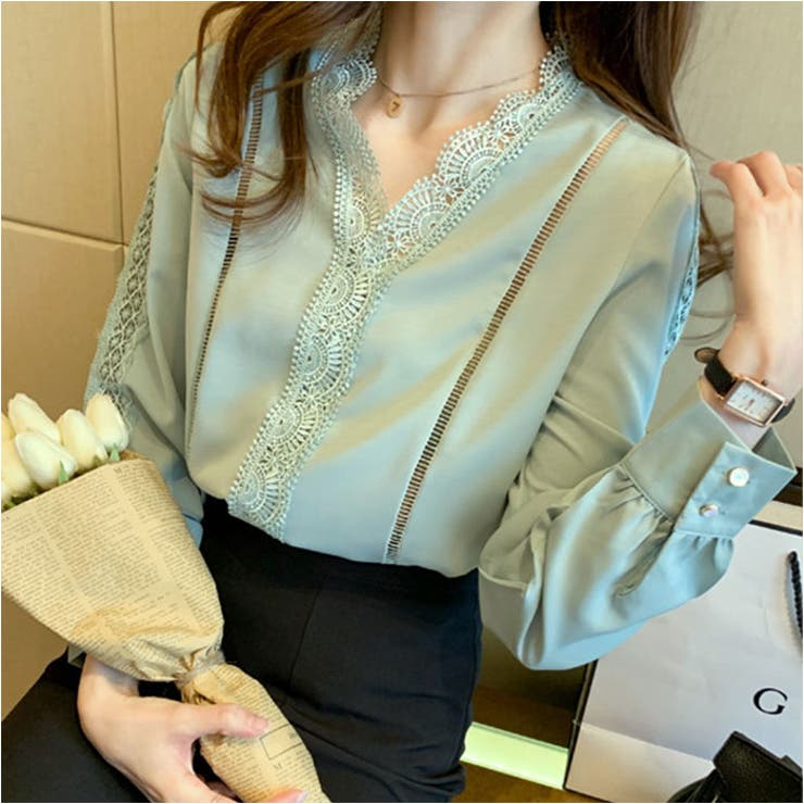 ブラウス レディース きれいめ 40代 春秋新作 | BACKYARD FAMILY | 詳細画像5 