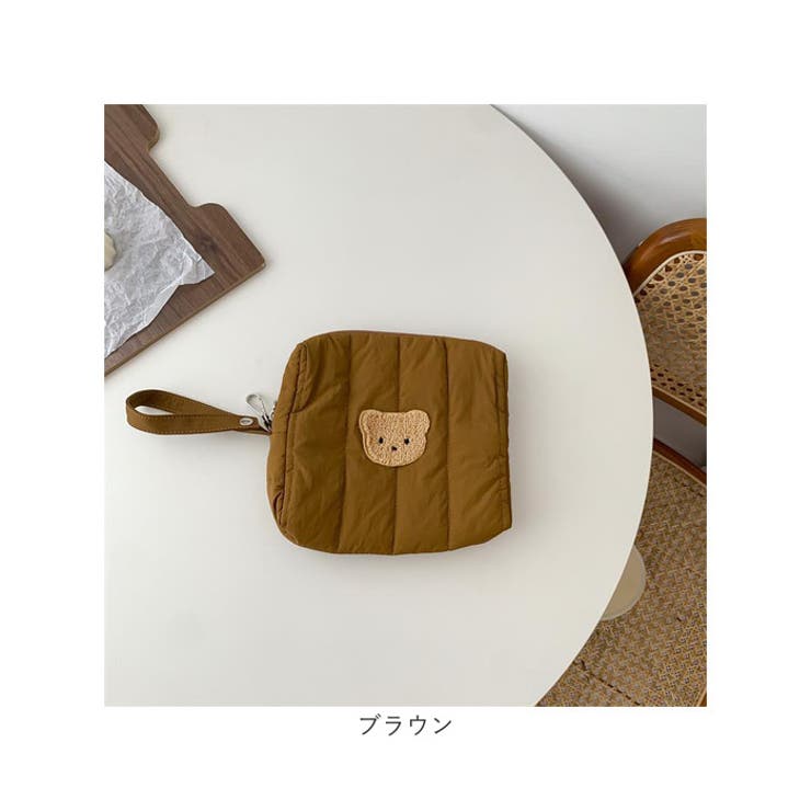 【美品】familiar おむつポーチ 3匹のクマ刺繍付き 楽天市場】おむつポーチ コンパクト 刺繍 通販 マザーズポーチ