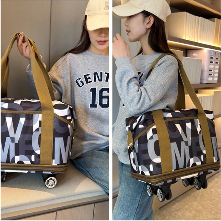 ボストンバッグ 軽量 拡張可 大容量 キャスター付き 3way | BACKYARD FAMILY | 詳細画像5 