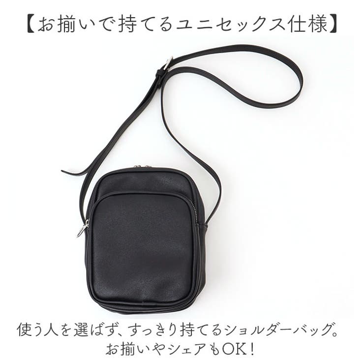 Rename レザータッチ スクエアショルダーバッグ[品番：BCYW0032654