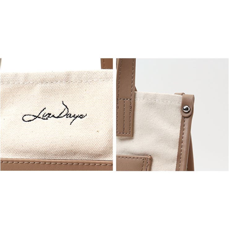 キャンバス PU 2wayトートバッグ | BACKYARD FAMILY | 詳細画像17 