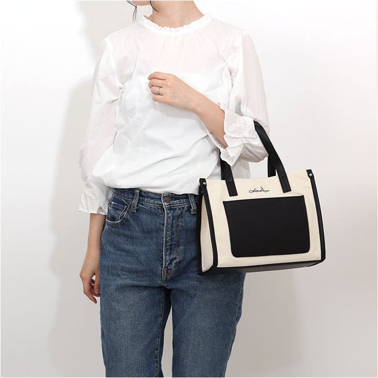 キャンバス PU 2wayトートバッグ[品番：BCYW0032336]｜BACKYARD
