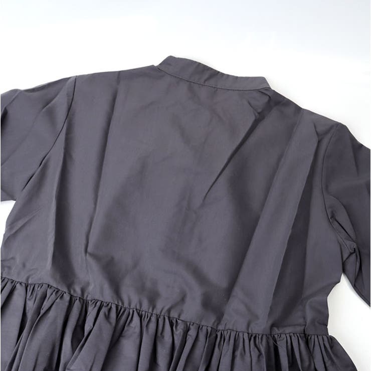 シャツワンピース 長袖 綿 レディース ロングワンピース | BACKYARD FAMILY | 詳細画像9 