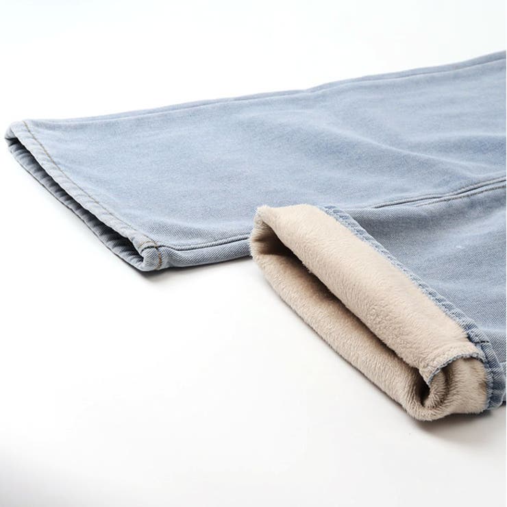 裏起毛 デニム パンツ レディース | BACKYARD FAMILY | 詳細画像11 