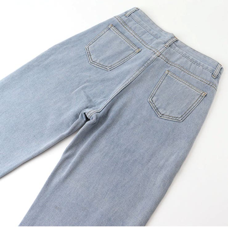 裏起毛 デニム パンツ レディース | BACKYARD FAMILY | 詳細画像10 