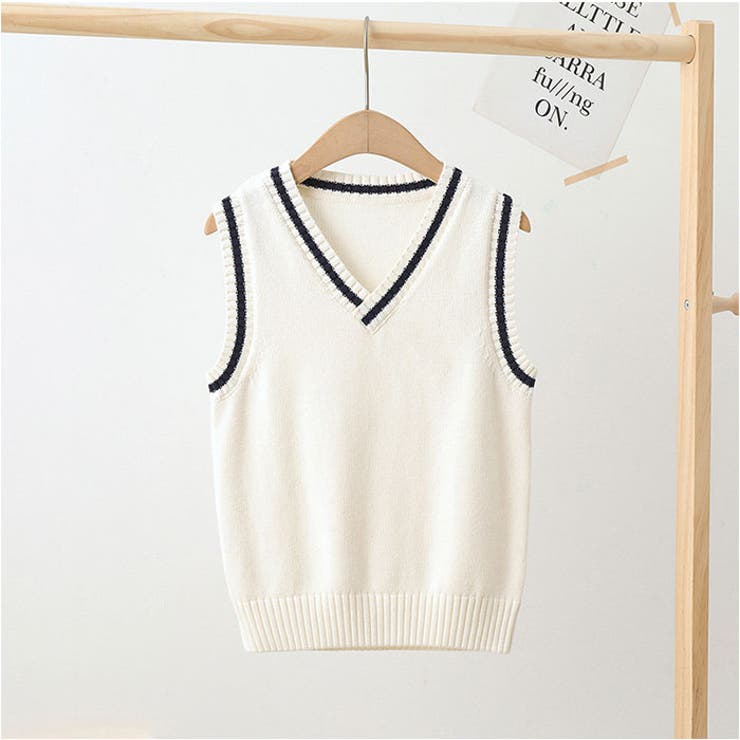 キッズ ニット ベスト vネック スクール | BACKYARD FAMILY | 詳細画像13 