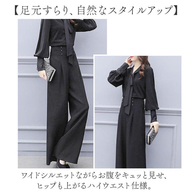 パンツスーツ セットアップ レディース[品番：BCYW0032815