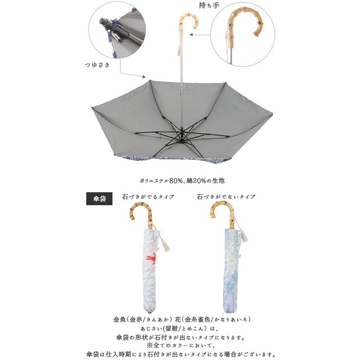 河馬印本舗 晴雨兼用2段ミニ折りたたみ日傘 50cm[品番：BCYW0006045 