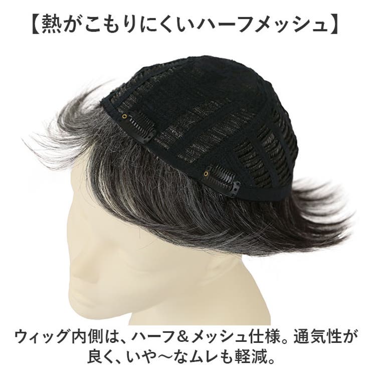 プリシラ 男性用5分ウィッグ ストレートショート GB-21[品番
