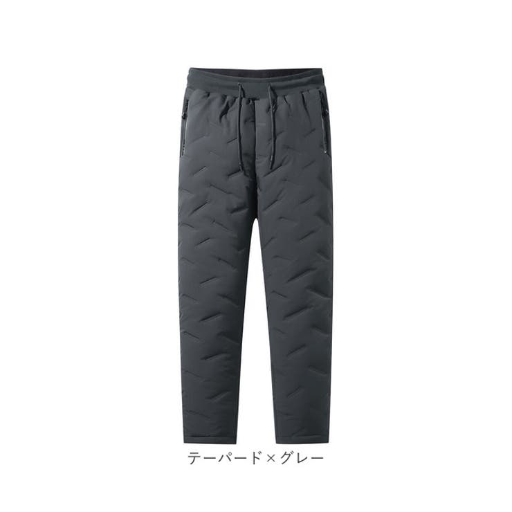 50%OFF 暖かい ボアパンツ 裏起毛 メンズ[品番：BCYW0033289 中綿パンツ Lサイズ