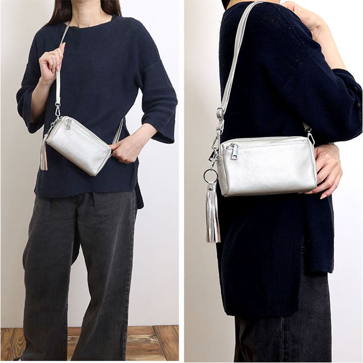 COOCO シュリンクレザー 横型ミニショルダーバッグ[品番：BCYW0033479]｜BACKYARD FAMILY（バック ヤードファミリー）のレディースファッション通販｜SHOPLIST（ショップリスト）