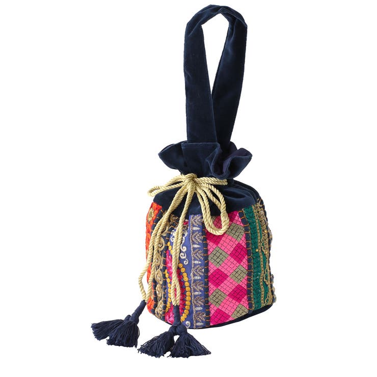 カンバディアパッチ 巾着バッグ | BACKYARD FAMILY | 詳細画像4 