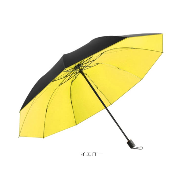 【返品不可】 折りたたみ傘 大きい 晴雨兼用[品番：BCYW0033772 10本骨 折りたたみ傘