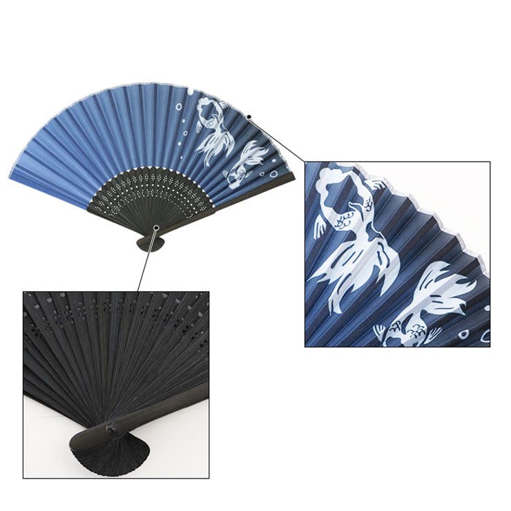 涼風扇子 夏柄 和柄[品番：BCYW0006438]｜BACKYARD FAMILY（バック