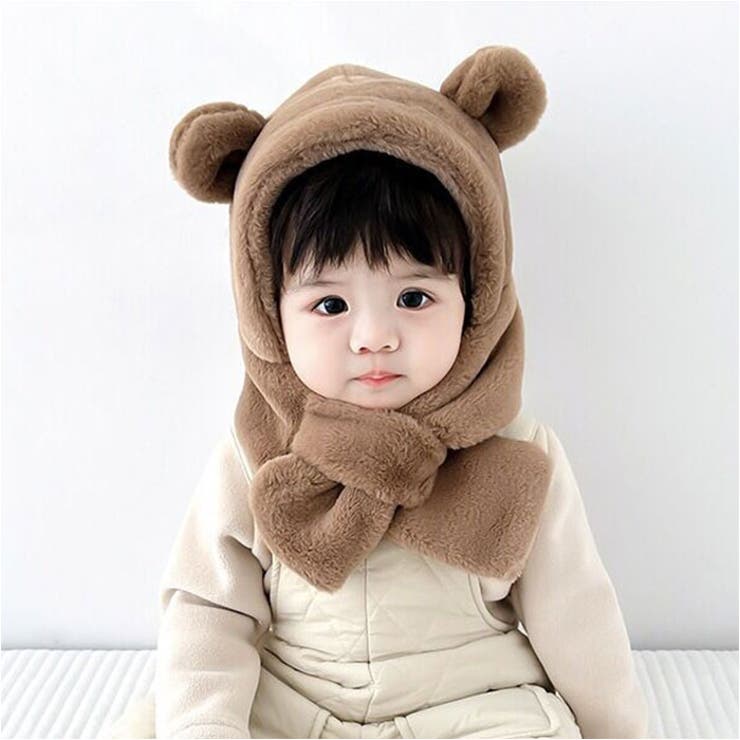 ふわふわ キッズマフラー 耳付き帽子 | BACKYARD FAMILY | 詳細画像9 