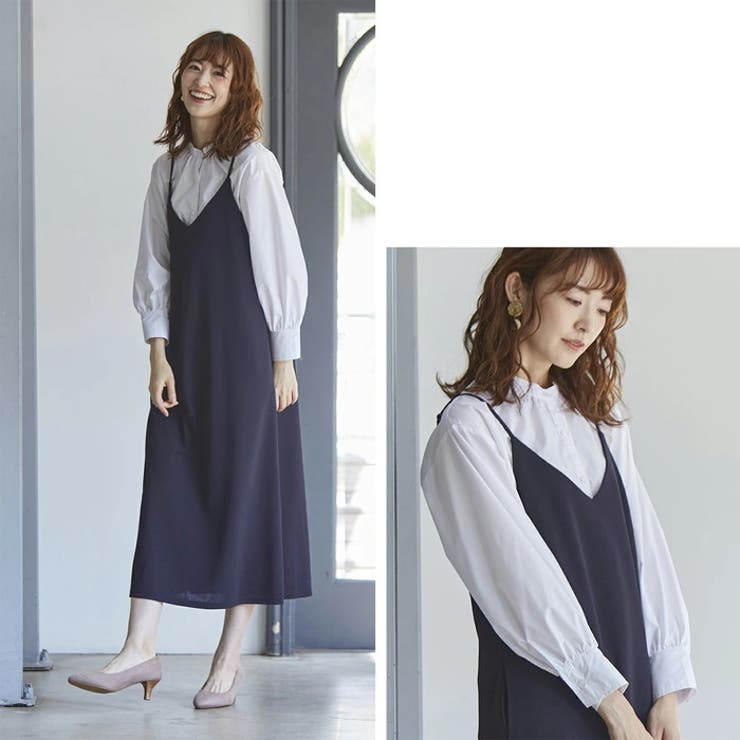 本気で使える！カラフル＆こだわり仕様キャミワンピ[品番