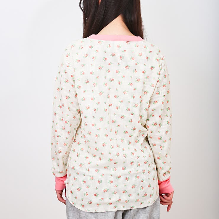 JEMORGAN レディース 花柄クレリックヘンリー L/S Tee | BACKYARD FAMILY | 詳細画像6 