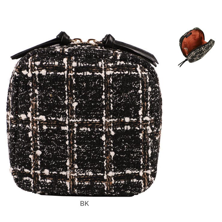 LIZDAYS ツイード調コスメポーチ[品番：BCYW0033915]｜BACKYARD FAMILY