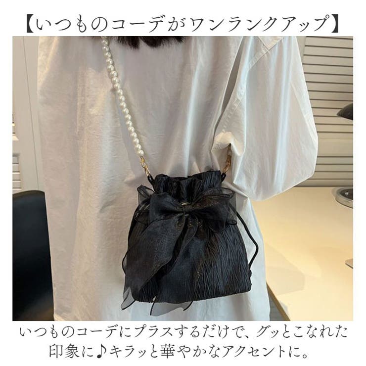 ショルダーバッグ 巾着バッグ レディース[品番：BCYW0034269
