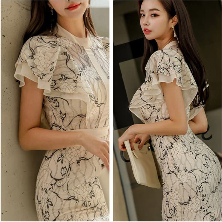 ドレスワンピース 上品 華やか | BACKYARD FAMILY | 詳細画像4 