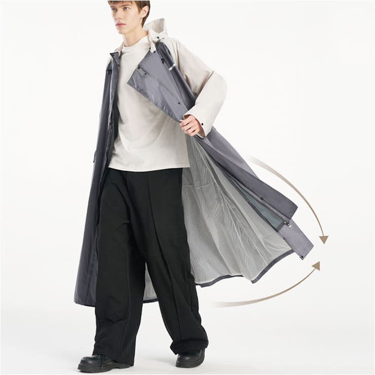 レインコート ユニセックス 自転車 おしゃれ メンズ レディース | BACKYARD FAMILY | 詳細画像12 