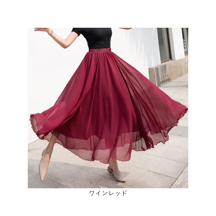 シフォンスカート
