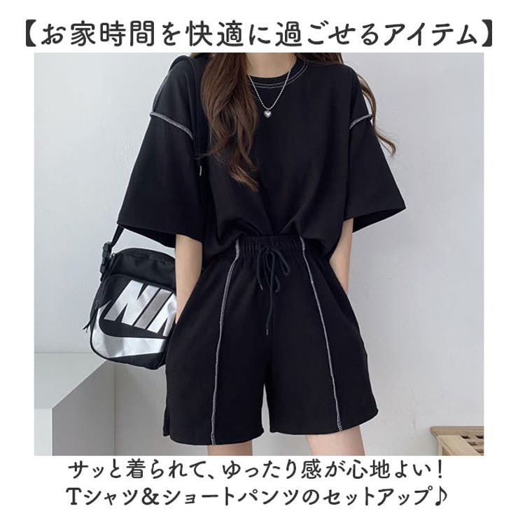 ショートパンツ Tシャツ セットアップ[品番：BCYW0034582]｜BACKYARD  FAMILY（バックヤードファミリー）のレディースファッション通販｜SHOPLIST（ショップリスト）