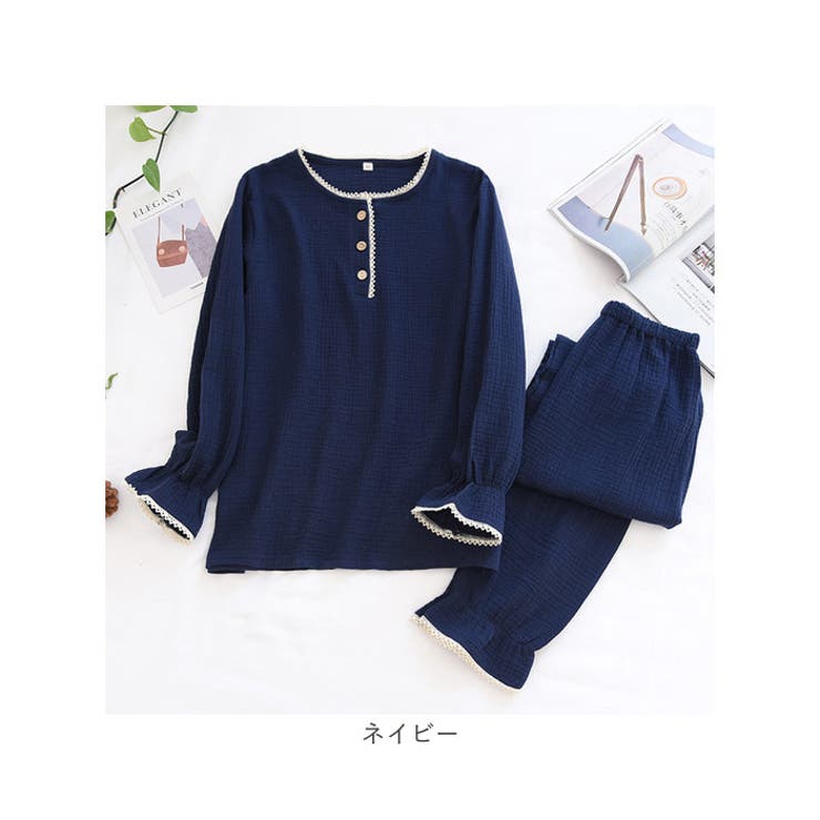 パジャマ レディース 綿 ダブルガーゼ ルームウェア | BACKYARD FAMILY | 詳細画像15 