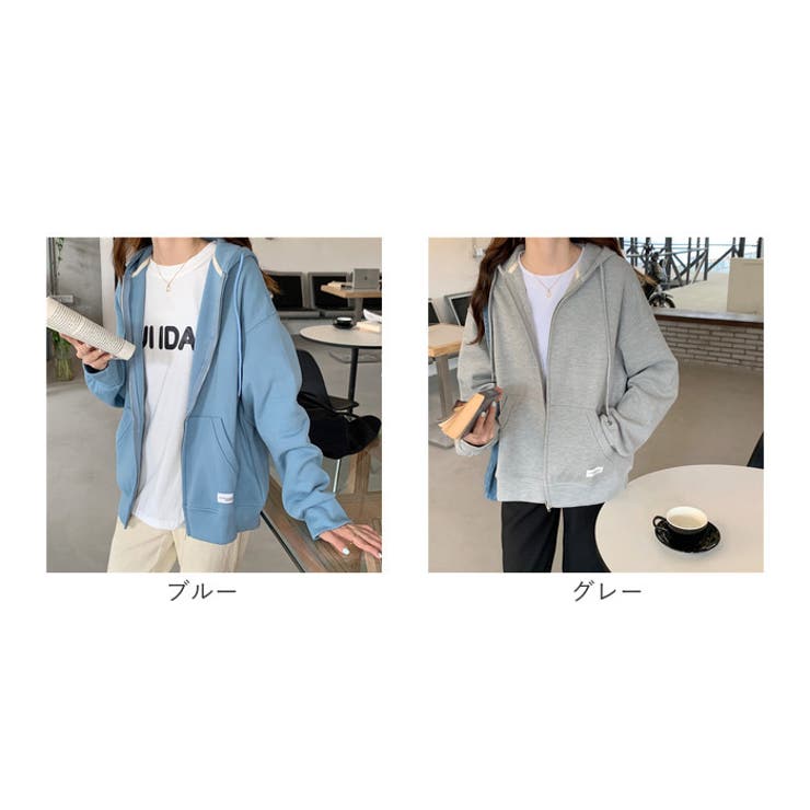 ジップアップパーカー フード付き | BACKYARD FAMILY | 詳細画像17 