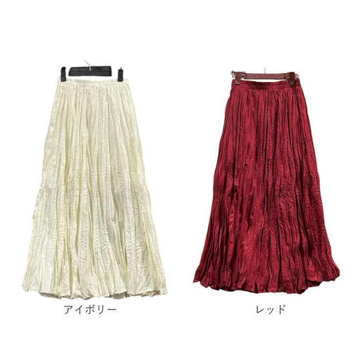 ワッシャープリーツスカート トレンド 上品 | BACKYARD FAMILY | 詳細画像18 