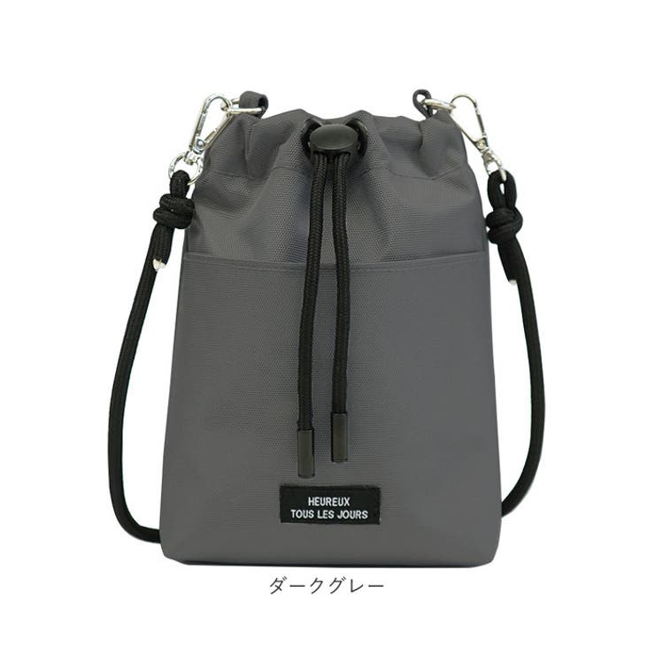 ミニ巾着コードスマホショルダー[品番：BCYW0035383]｜BACKYARD FAMILY