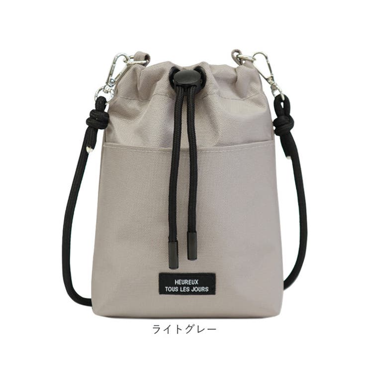 ミニ巾着コードスマホショルダー[品番：BCYW0035383]｜BACKYARD FAMILY