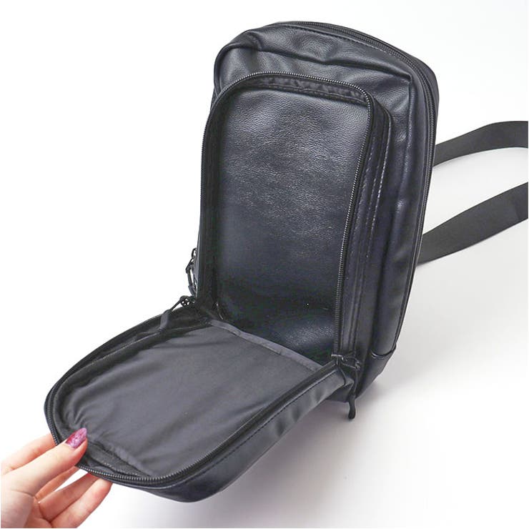 L.R.M 合皮ボディバッグ | BACKYARD FAMILY | 詳細画像12 