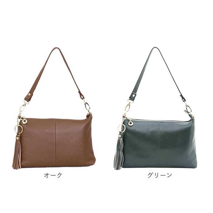 限定価格セール！ COOCO シュリンクレザー2WAYショルダーバッグ[品番：BCYW0034258 バッグ