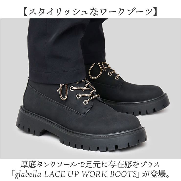 glabella LACE UP WORK BOOTS | BACKYARD FAMILY | 詳細画像2 