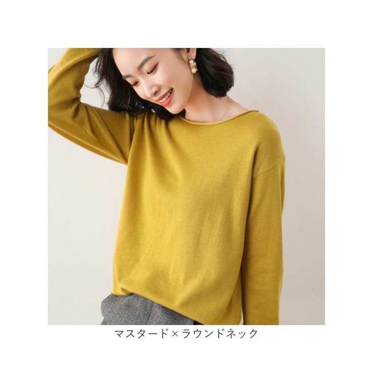 ニット セーター 長袖 Vネック | BACKYARD FAMILY | 詳細画像14 