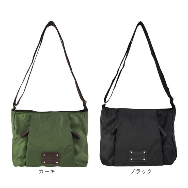 縦ファスナーポケット付横型ショルダーバッグ[品番：BCYW0034301