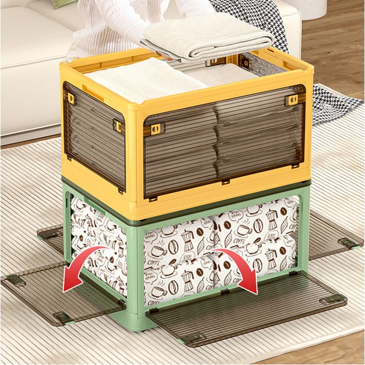 収納ボックス 折畳み キャスター付き 5面開閉 | BACKYARD FAMILY | 詳細画像16 